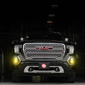 GMC 1500 Fog Light Pocket Kit - Baja Designs - S1 - Clear Spot / Amber - `19-`27